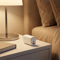 Chargeur rapide compact QC PD 3.0 65W USB C universel pour ordinateur portable, compatible avec iPhone 17 16 15 14 Samsung, prise murale US AU UK EU
