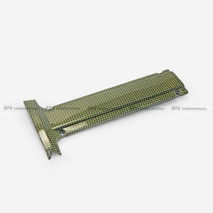 Cubierta de enchufe para Mitsubishi Evolution 9, cubierta de motor de carbono amarillo, 4G63T - Product Image 5