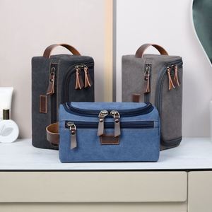 Bolsa de Aseo de Lona de Alta Calidad para Hombre, Kit de Viaje, Accesorios de Viaje - Product Image 2