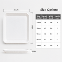 Witte Melamine Serveerschotels, Voedselveilige Robuuste Melamine Schalen voor Restaurant, Huis, Hotel, Bruiloft, Feest, Eten serveren