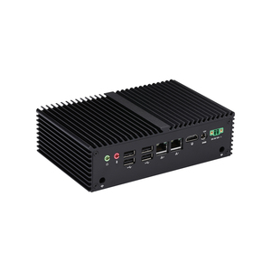 คอมพิวเตอร์ตั้งโต๊ะขนาดเล็ก Q10821C-S04 Qotom รุ่นไม่มีพัดลม J6412 VGA HD PC 2 USB3.0 6 USB2.0 พอร์ต LAN คู่ พอร์ต COM 2 ช่อง คอมพิวเตอร์อุตสาหกรรม - Product Image 4