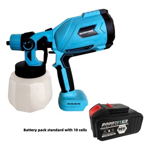 NEOBRISKEN 580W Portable High-Pressure Lithium-Ion Paint Spraying Machine Handheld <b>Power</b> Gun 0.2BAR Painting <b>Tools</b> N466 Car Wash - Product Image 4