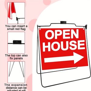 Aluminum Sandwich Board with Digital Printing, Stylish a Frame for Real Estate Promotion, Outdoor Use - Product Image 5