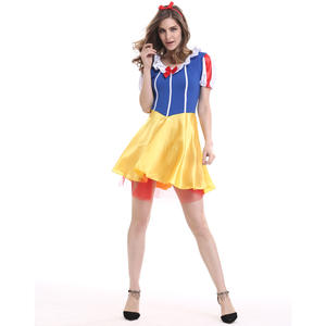 Costume de princesse de conte de fées classique Lady White Snow, tenue de club, jeu de rôle, cosplay, robe de fête fantaisie, carnaval, Halloween - Product Image 4