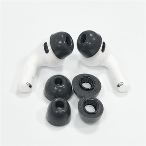 Con malla a prueba de polvo, ajuste seguro de alta calidad, almohadillas de repuesto de espuma viscoelástica de PU suave para los nuevos <span class=keywords><strong>AirPods</strong></span> <span class=keywords><strong>Pro</strong></span> 3 - Product Image 1