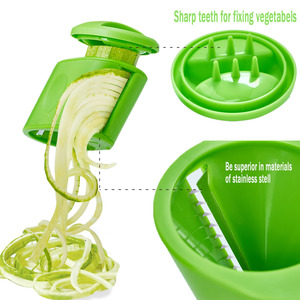 Rau spiralizer Slicer có thể điều chỉnh <span class=keywords><strong>ZUCCHINI</strong></span> Noodle Maker dưa chuột xoắn ốc cắt - Product Image 4