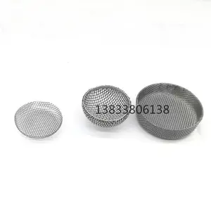 Cheap Stainless Steel Brass Wire Stamping Filter Mesh / Filter Cap / Filter Basket