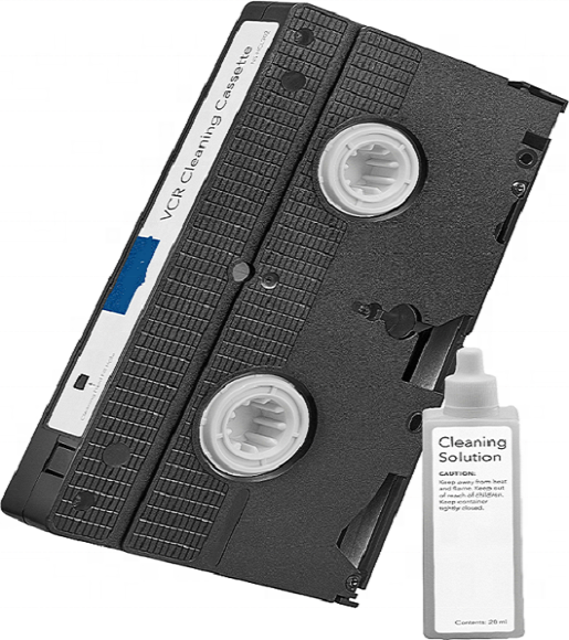 VCR Video Head Cleaner for VHS Tape with Lotion Model VHS120CK 1/3/10pcs Giftbox