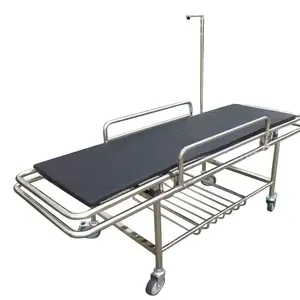 Krankenwagen Notfall-Rettung Stretcher-Bett mit Rädern Krankenhaus-Wagenwagen für Patientenentransfer medizinisches Notfallzentrum