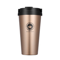 Mug isotherme portable en acier inoxydable 304, cadeau créatif classique, pour boissons chaudes, portable, promotionnel, avec logo imprimé, design moderne et minimaliste