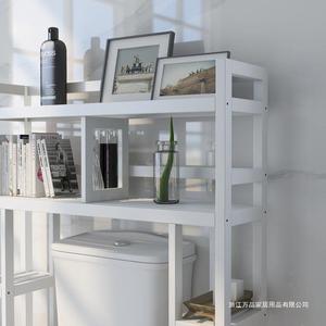 Estante de Almacenamiento para Baño, Independiente, Rectangular, de Bambú, en Blanco, Gris, Negro, Color Natural, Tamaño Personalizado, Diseño Escandinavo - Product Image 3