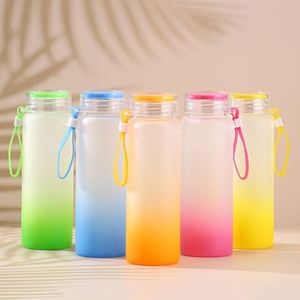 Servicio de Logotipo Personalizado, Botella de Vidrio Degradado de 500 ml para Buffet de Hotel - Product Image 2