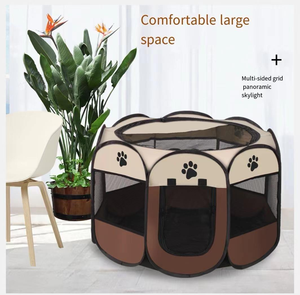 Cages octogonales pliables pour animaux de compagnie en tissu Oxford Cages pour chiens Clôture pour chiens Tente pour animaux de compagnie Cages pour chats <span class=keywords><strong>Cage</strong></span> pour chiens - Product Image 6