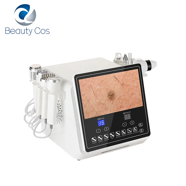 Hospital Grade Multifunction Hydro Facial Machine For Deep Pore Cleaning Cold Plasma Treatment Fibroblast Machine Acne