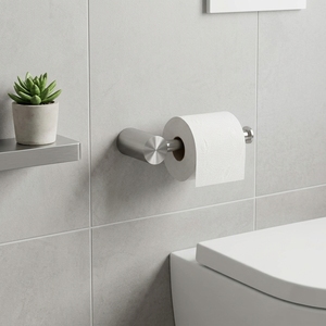 Porte-rouleau de papier toilette en acier inoxydable 316L brossé, accessoires de salle de bain, porte-serviettes - Product Image 1