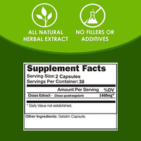 Capsules VitaHall OEM CISSUS QUADRANGULARIS, soutien des articulations osseuses, capsules d'extrait de Cissus, favorise la solidité osseuse, capsules de Cissus