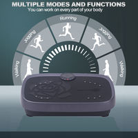 Máquina de Pérdida de Peso Efectiva, Plataforma Vibratoria de Ejercicio para Adelgazar Todo el Cuerpo, Plataforma Vibratoria Vertical de Fitness