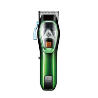 Juego de recortadora de peluquero eléctrica recargable profesional, Motor de levitación magnética de plástico para corte de pelo a granel para hombre