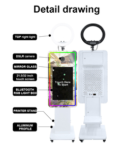Nuevo Espejo Mágico Interactivo con Luz de Relleno y Software Gratuito para Cabina de Fotos en Bodas y Fiestas - Product Image 5
