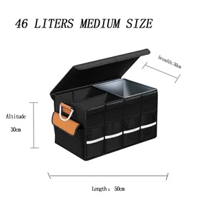 Car Trunk Storage Box Car Goods Built-in Goods Outdoor Folding Storage Box Storage Box Kit Kits