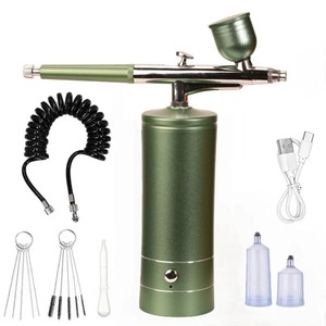 ZHI JIA <span class=keywords><strong>Kit</strong></span> de Maquillage Multifonctionnel à Succès avec Compresseur et <span class=keywords><strong>Pistolet</strong></span> de Peinture à Ongles Mini Sans Fil à Chargement Rapide - Product Image 6