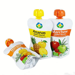 Embalagem Personalizada Descartável de 100ml/250ml/500ml para Líquidos, Sucos, Iogurtes, Bebidas e Gelatinas, com Bico Dosador, Grau Alimentício - Product Image 4