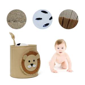 Cute Animal Design Foldable Felt Toy <b>Storage</b> <b>Baskets</b> Nursery Hamper Laundry <b>Basket</b> - Product Image 3