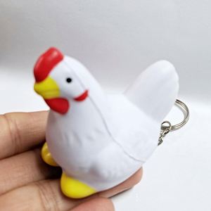 Offre Spéciale – Porte-clés en Mousse PU Personnalisable avec Logo, Anti-stress en Forme de Poulet, Jouet Anti-stress, Balle Anti-stress - Product Image 2