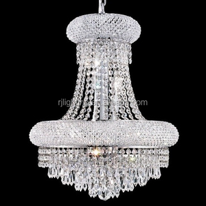 Zhongshan wholesale cheap ceiling hanging pendant chandelier shops in dubai hotel lamp crystal lighting - Product Image 2