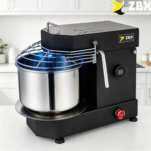 ZBX HM-5TD 750W Prix usine 5L 2Kg Pétrin mélangeur à spirale à tête inclinable pour usage domestique, pour pain et pizza HM-5TD - Product Image 5
