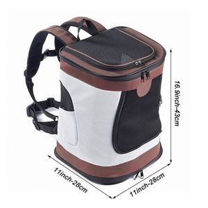 Customized Soft-Sided Pet Carrier <b>Backpack</b> for <b>Small</b> Cats and Dogs Travel Bags - Product Image 3