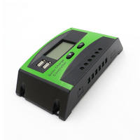 Contrôleur de charge de batterie solaire automatique PWM 12V 24V 30A Contrôleur de chargeur de batterie PWM 12V 24V 30A