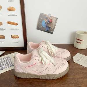 2026 New Niche Women Casual Shoes, Autumn Breathable Mesh Hiking Board Shoes, Soft <b>Sole</b> Lightweight White Sneakers - Product Image 3