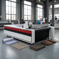 Machine de découpe CNC pour matériaux souples : cuir, mousse, PVC, tissu d'ameublement, tissu, mousse EVA, moquette PVC, aluminium, avec couteau vibrant et aspiration