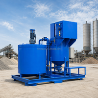 Mélangeur-agitateur de coulis de ciment RMA500-1000E 500L 1000L pour l'étanchéité et le coulis hydrofuge dans les projets de sous-sols et de barrages