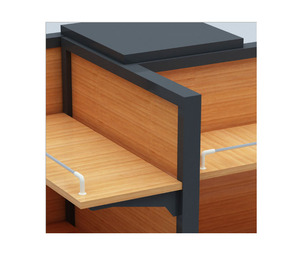 4 tầng bán hàng kệ trưng bày đứng cửa hàng bằng gỗ Kệ trưng bày kệ giá đỡ kim loại chương trình khuyến mãi hiển thị - Product Image 2