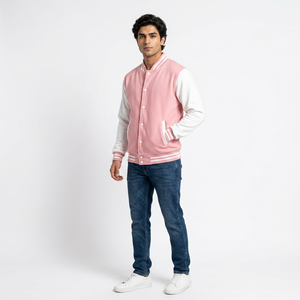 Men's Varsity Jacket 100% <b>Top</b> Quality breathable baseball jacket Wool and Leather Long Sleeves Jackets For Men's - Product Image 1