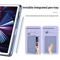 Pour tablette MatePad 11, nouvelle coque en silicone acrylique 2022 avec rotation à 360 degrés et emplacement pour stylet