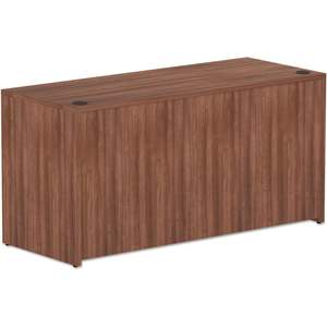 Meuble de rangement moderne en noyer de la série Alera Valencia, 59,13 l x 23,63 prof x 29,5 h, organiseur de bureau et de tiroirs élégant - Product Image 1