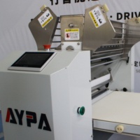Laminoir automatique à servomoteur pour la distribution de farine, machine à pâte feuilletée pour boulangerie de croissants, directement de l'usine