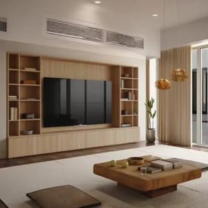 Muebles de Madera Modernos y Lujosos para Sala de Estar, Mueble para TV y Juego de Mesa de Centro, Mueble de Pared para TV - Product Image 3