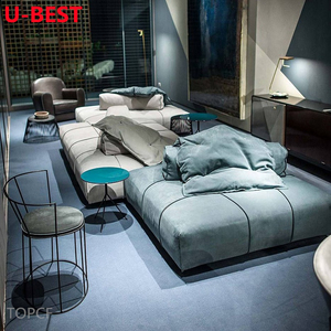 U-Best Sofá Modular de Esquina en Forma de <span class=keywords><strong>L</strong></span> de Terciopelo Moderno, Mueble de Salón, Mueble de Esquina para el Hogar - Product Image 3