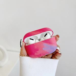 Nouveau produit étui de protection en plastique coque dure PC bâton à eau housse pour écouteurs motif aquarelle étui pour écouteurs pour Airpods Pro - Product Image 5