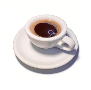 Taza de Espresso Italiana de 50 ml al por Mayor |   Taza semicircular para mango de doble boquilla de 58 mm |   Taza de Café de Cerámica para Máquinas de Cápsulas y Espresso - Product Image 1