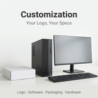 Ofis Dağıtım Masaüstü Bilgisayarı Zhaoxin KX U6780A 8 Çekirdekli 2.7GHz 16GB RAM 512GB NVME SSD Entegre Grafik Kartlı 8L Kasalı Ekran Paketi