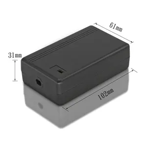 Black Small ABS Plastic Power Supply Electronics Enclosure Customization Abs Plastic Electric Case Junction Box Housing