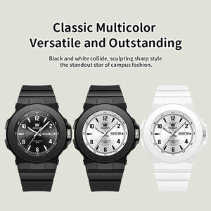 5681 OEM Custom logo Classic Waterproof Student Young Calendar <b>Watch</b> <b>Rubber</b> Strap Sports Luxury Quartz <b>Watch</b> for Man - Product Image 6