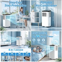 Climatiseur portable, norme européenne, compact, pratique, fonctionnement silencieux, refroidissement et chauffage, 9000 BTU, climatiseur Chine