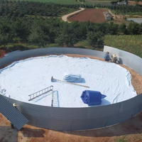 Neuer feuer verzinkter Stahlblech-Wassersp eicher tank Lieferant von Silos