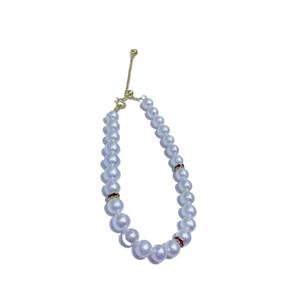 Bracelet en perles d'eau douce naturelles Zhuji, best-seller en Europe et en Amérique, 5-6 mm rond, presque parfait, collier en argent pur Aurora - Product Image 5